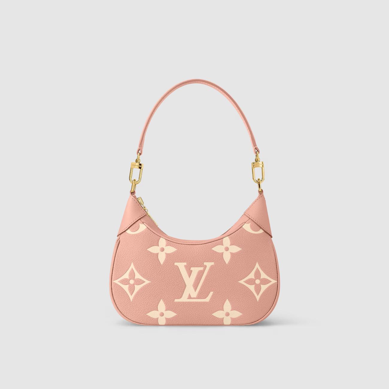 Túi Louis Vuitton Bagatelle Nữ Hồng Kem